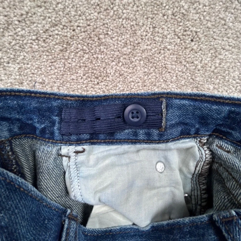 The Children's Place Boys Straight Slim Jeans Dark Wash Adjustable Waist Size‎ 8